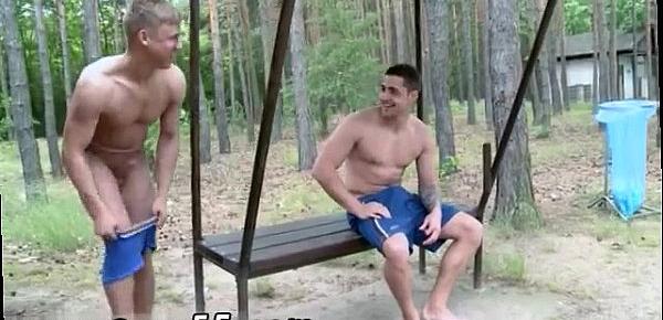  Boys nude groups outdoors videos gay Anal Sex At The Public Park!